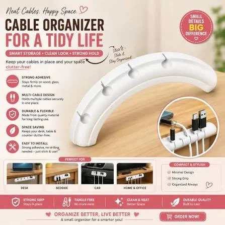 Cable Organization: 7 Easy Tips for a Tidy Home
